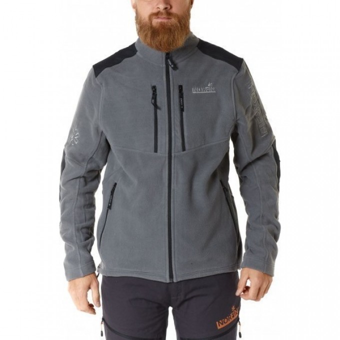 Джемпер флисовый NORFIN GLACIER GRAY 02 Р.m 477102-M