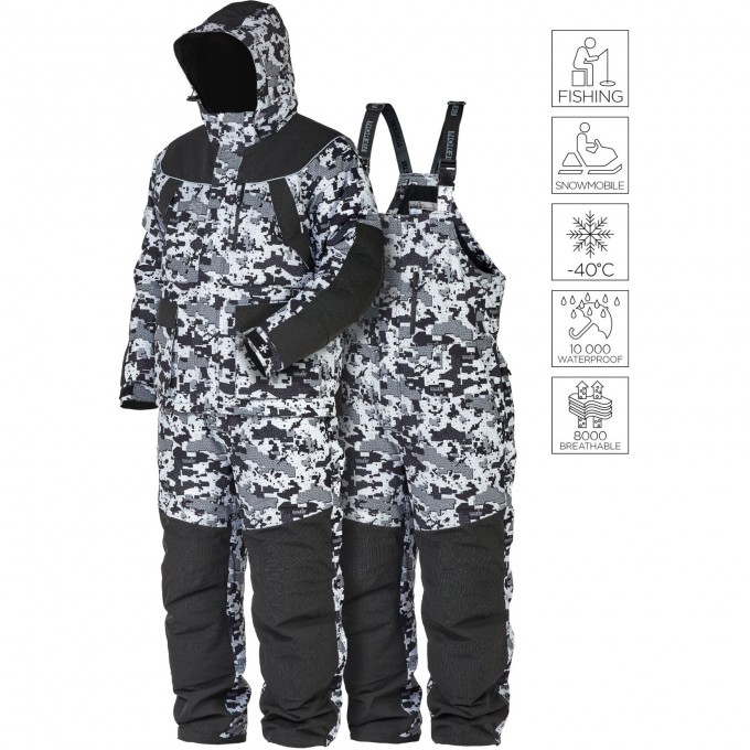 Костюм зимний NORFIN EXPLORER 2 CAMO 01 р.S 350101-S