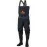 Полукомбинезон забродный NORFIN PILOT BOOTFOOT р.44-L с сапогами 82231-44-L