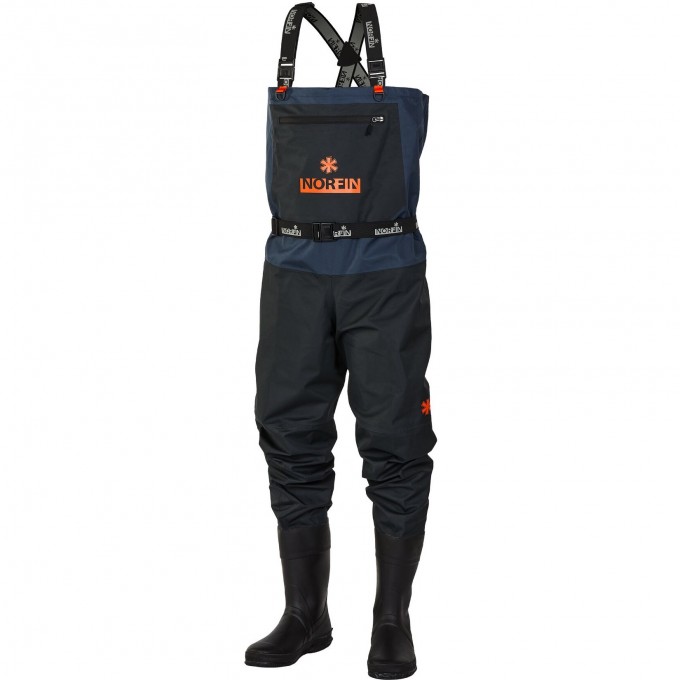Полукомбинезон забродный NORFIN PILOT BOOTFOOT р.XLS с сапогами резина р.45 82231-45-XLS