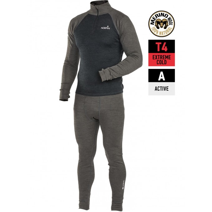 Термокомплект NORFIN NATURAL HEAT MERINO 01 р.S 3095001-S
